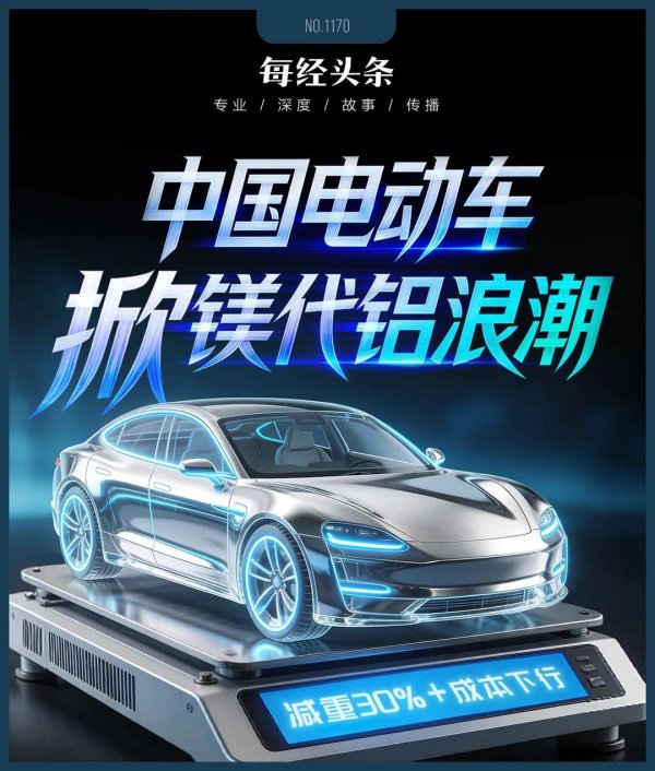 减重30%，成本还更低！中国电动车掀起镁代铝浪潮：问界单车用镁达20公斤级，零跑、长安急寻供应商??