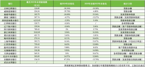 七家民营银行2025年贷款规模萎缩，转型路在何方？