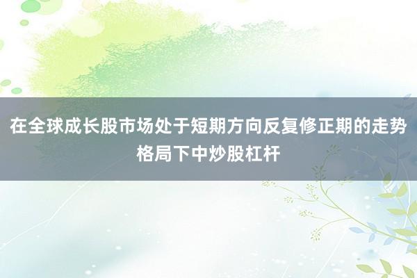 在全球成长股市场处于短期方向反复修正期的走势格局下中炒股杠杆